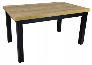 Kuchynský stôl - Priečinok Halifax Egger Black 80x140/180
