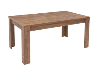 Stôl do obývačky - 4 drevené stoličky a stôl 80x120/160 cm remeslo
