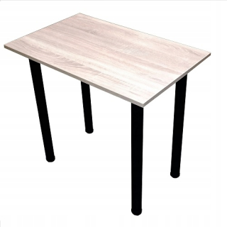 Kuchynský stôl - Kuchynský stôl 60x50 Sonoma Oak Tac čierny stôl