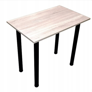 Kuchynský stôl - Kuchynská tabuľka 70x50 Sonoma Oak Tabac čierny stôl