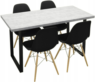 Kuchynský stôl - Stolička Cherry Velvet Grey Velvet Signál