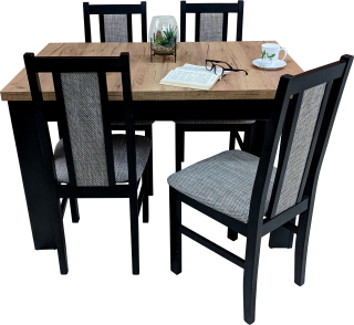 Jedálenská zostava, set - Hocker C-105 Velvet zelený zamatový signál