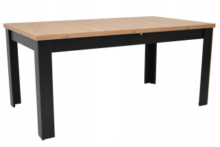Kuchynský stôl - Modena 105 nd Artisan+čierna kuchynská skrinka