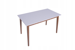Kuchynský stôl - Škandinávsky kuchynský stôl 120x68x18 White Mat Pl