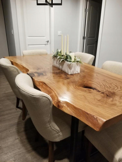 Kuchynský stôl - Monolith Table, Oak Monolith Tabuľka, dubový stôl