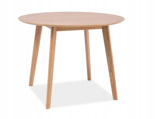 Kuchynský stôl - Okrúhly stôl pre Mosso II 90x90 Oak