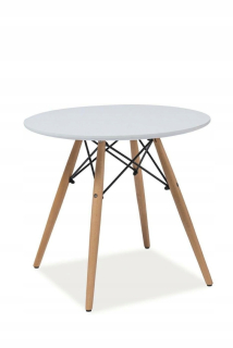 Toaletný stolík - DSW FI 60 TABUĽKA - MDF WHITE TOP - BASE Bukek