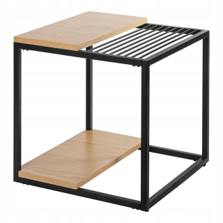 Toaletný stolík - Galler Dubový stôl - noviny, MDF, kov