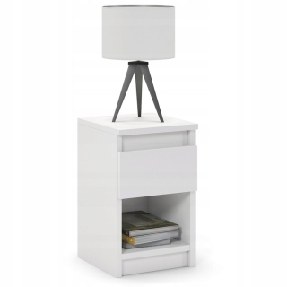 Nočný stolík do študenskej izby - Sobuy Desk s 1 zásuvkou FWT43-W
