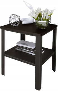 Nočný stolík - Tworled stolové podkrovie Industrial Black Cz