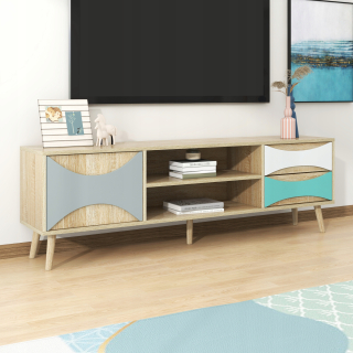 Skrinka pod TV - Tabuľka RTV kabinet 150x30x47cm moderný