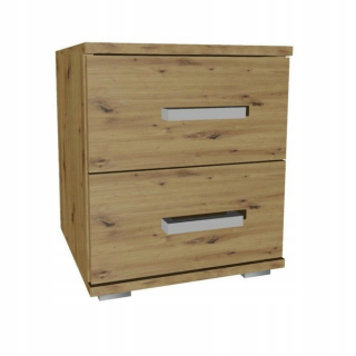 Nočný stolík - EMI nočný stolík 40 cm zásuvka dubový remeselník EI-K