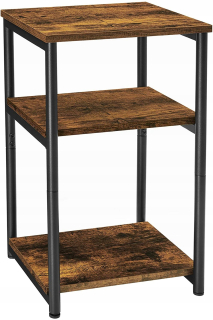 Nočný stolík - Pomocná tabuľka 58 cm bočné kovové podkrovie salón