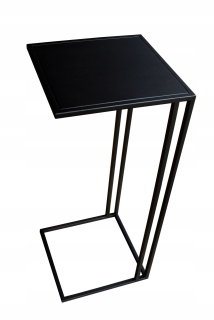 Konferenčný stolík do obývačky - Korfu pomocná tabuľka, 60 cm čierna