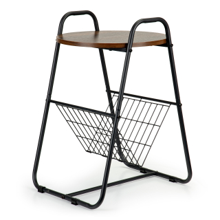 Stôl do obývačky - Pouf 40x45 Čierne nohy