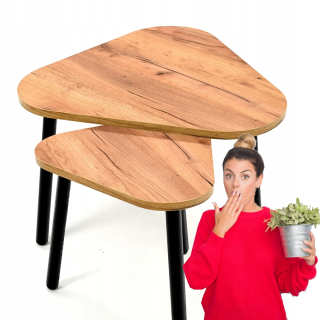 Konferenčný stolík do obývačky - Lavica 125x60 cm pre konferenčný stolík v obývacej izbe - Sonoma Mix