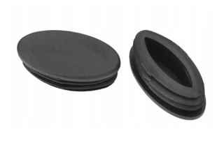 Nábytkové nožičky - Footer, K4, Oval20x40mm set 24ztuk!
