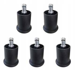Kancelárske kreslo - Farebné farebné kolesá Fi11mm Set 5 ks