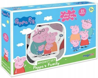 Magnetka pre deti - Peppa ošípané sada magnetov