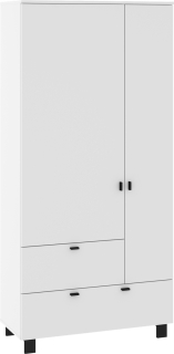 Biela čierna šatník 90 cm intenzívne rôzne farby Cr