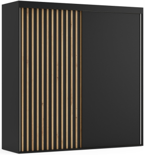 Šatníková skriňa do študenskej izby - Posuvná šatníka Lamel Manila s 180x255 do veľkosti!