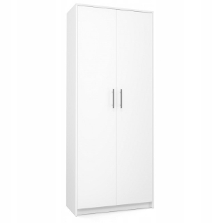 Regál do detskej izby - Fond šatníka Oliv 2d 74x35xH180 biela