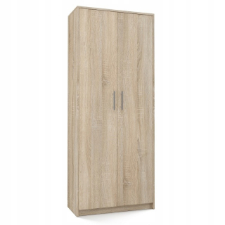 Regál do detskej izby - Fond šatníka Oliv 2d 74x35xH180 Sonomy