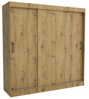 Šatníková skriňa do študenskej izby - Šatník Windsor Wardrobe 200 cm Emma Dąb Artisan