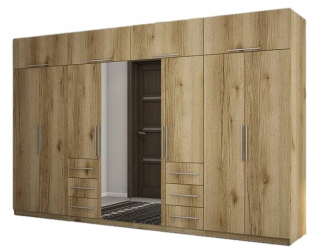 Šatníková skriňa do študenskej izby - RTV kabinet biely škandinávsko na vysokých nohách