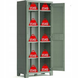 Regál policový - Ekonomický šatník Planett Outdoor Multi 182x80x44
