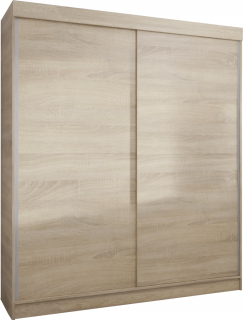 Šatníková skriňa do študenskej izby - Dvere dverí dvere 2 zásuvky 90 cm SS-90 biela
