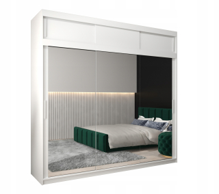 Šatníková skriňa do študenskej izby - Posuvná šatníka Tom III 250 x 240 cm set