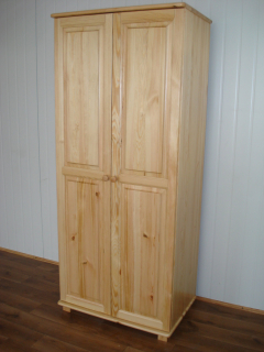 Šatníková skriňa do študenskej izby - Televízna skrinka, 90x30x40 cm, Solid Mango Wood
