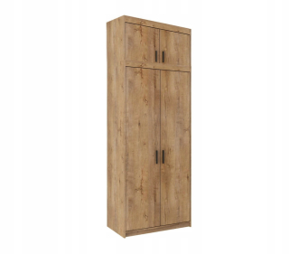 Šatníková skriňa do študenskej izby - Šatník s 90/245,5 cm rozšírenia Rumbas Sonoma