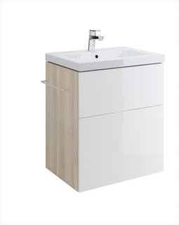 Skrinka do kúpeľne - Cersanit Smart Cabinet pod Como 60. Biela