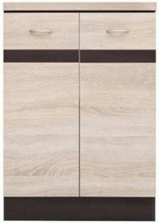 Kuchynská skrinka - Závesná skrinka so sklenením, biela, 80x31x60 cm, tanier