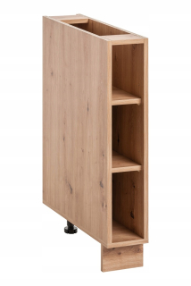 Kuchynská skrinka - Ava Open Kitchen Cablet 15 cm bez dosky
