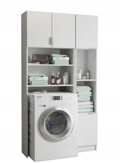 Regál, komoda do kúpeľne - Kúpeľňa s košmi White Aqua 60DK-DK_KK