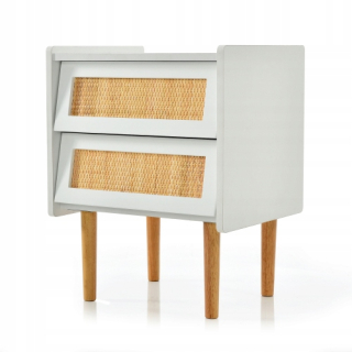 Nočný stolík - Rattan 55 × 43 × 35 cm nočná stola