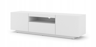 Skrinka pod TV - Kabinet RTV Aura 150 cm Universal White Mat