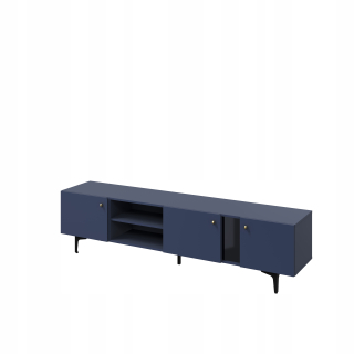 Skrinka pod TV - RTV farby stojaceho skrinky 200 cm - Navy Blue 3D