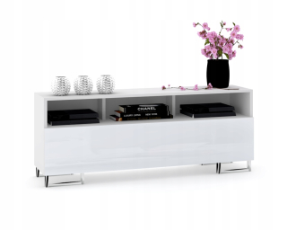 Skrinka pod TV - Zásuvky Oslo Artisan-White Scandinavian Style