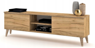 Skrinka pod TV - RTV skrinka Dresser polica Oak Scandinavian 180