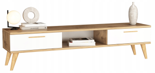 Skrinka pod TV - RTV Loft Cabinet stojaci 120 cm Škandinávsky Votan/B