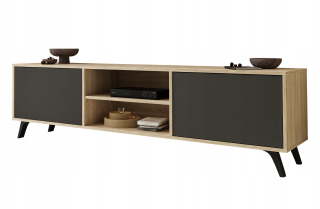 Skrinka pod TV - Soruo RTV kabinet 180 cm Sonoma Oak / Graphite