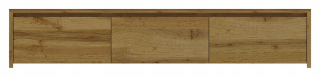 Skrinka pod TV - RTV TABLE LOFT Priemyselná drevená kabinet 145 cm