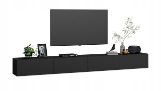 Skrinka pod TV - Závesná skrinka RTV 240 cm x 30 cm x 35 cm