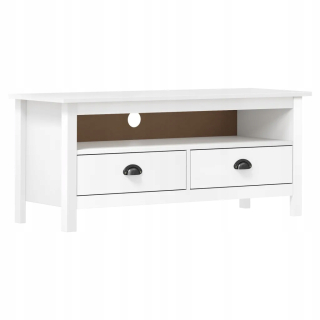 Skrinka pod TV - Hill Range TV, biela, 110x40x47 cm, Lite DR
