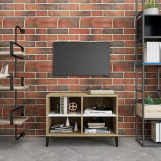 Tv stolík do obývačky - Konferenčný stolík, 50x50x45 cm, tuhé borovicové drevo