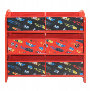 Regál do detskej izby - Zygzak McQueen - Lightning McQueen